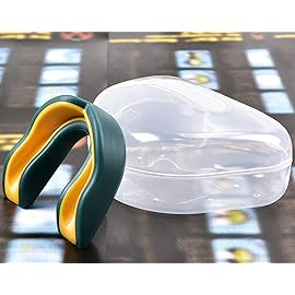 Oral Mart Youth Mouth Guard (2024 Green/Yellow) for Kids - Youth Mouthguard for Karate, Flag Football, Martial Arts, Taekwondo, Boxing, Football, Rugby, BJJ, Muay Thai, Soccer, Hockey