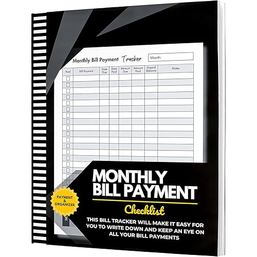 Bill Tracker Notebook: Monthly Bill Payment Checklist with SpiralAnd Simple Binding - 8.5" x 11" 132 + Pages (Simple Bound)