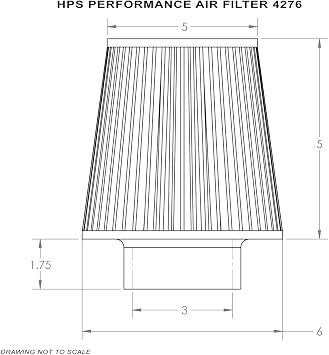 HPS Performance - Air Filter (HPS-4276)