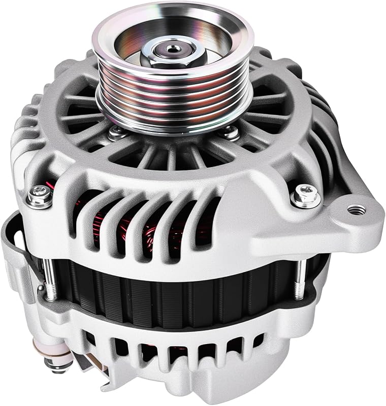 Alternador YOMALL 11052 12 V 110 A com polia de 6 canais para G35, FX35, 350Z e Pathfinder – 1 unidade