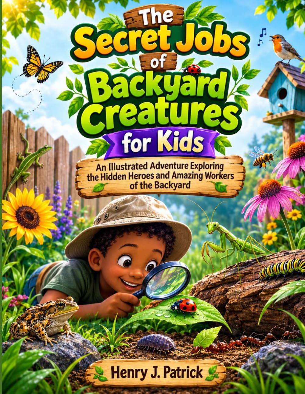 The Secret Jobs of Backyard Creatures for Kids: An Illustrated Adventure Exploring the Hidden Heroes and Amazing Workers of the Backyard