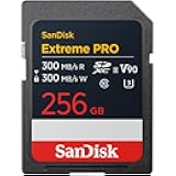 256GB Extreme PRO SDXC UHS-II Memory Card - Up to 300MB/s Read and Write speeds, V90, 8K, 4K UHD, SD Card - SDSDXDM-256G-GN4IN