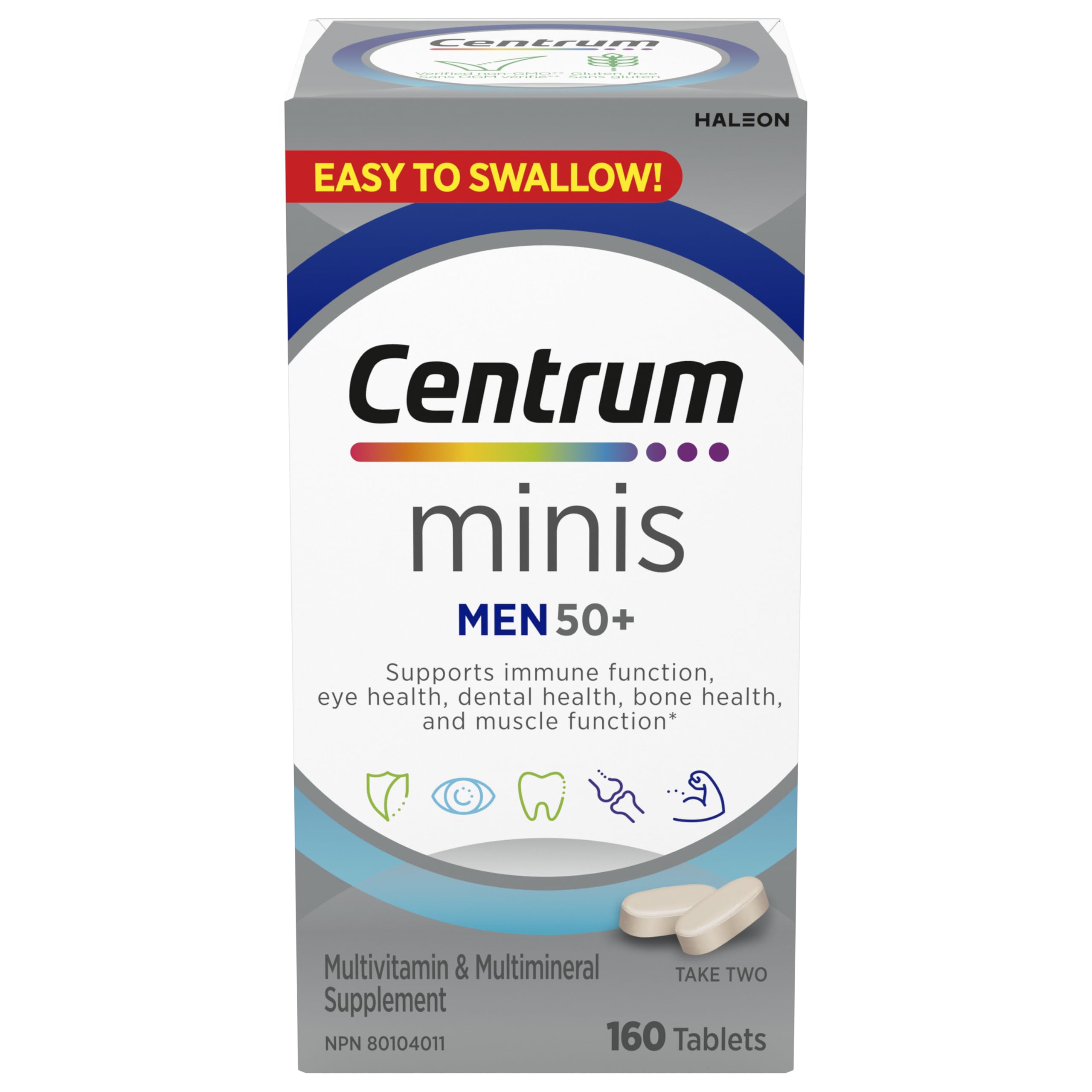 Centrum Men 50 Plus Multivitamins/Minerals Supplement for