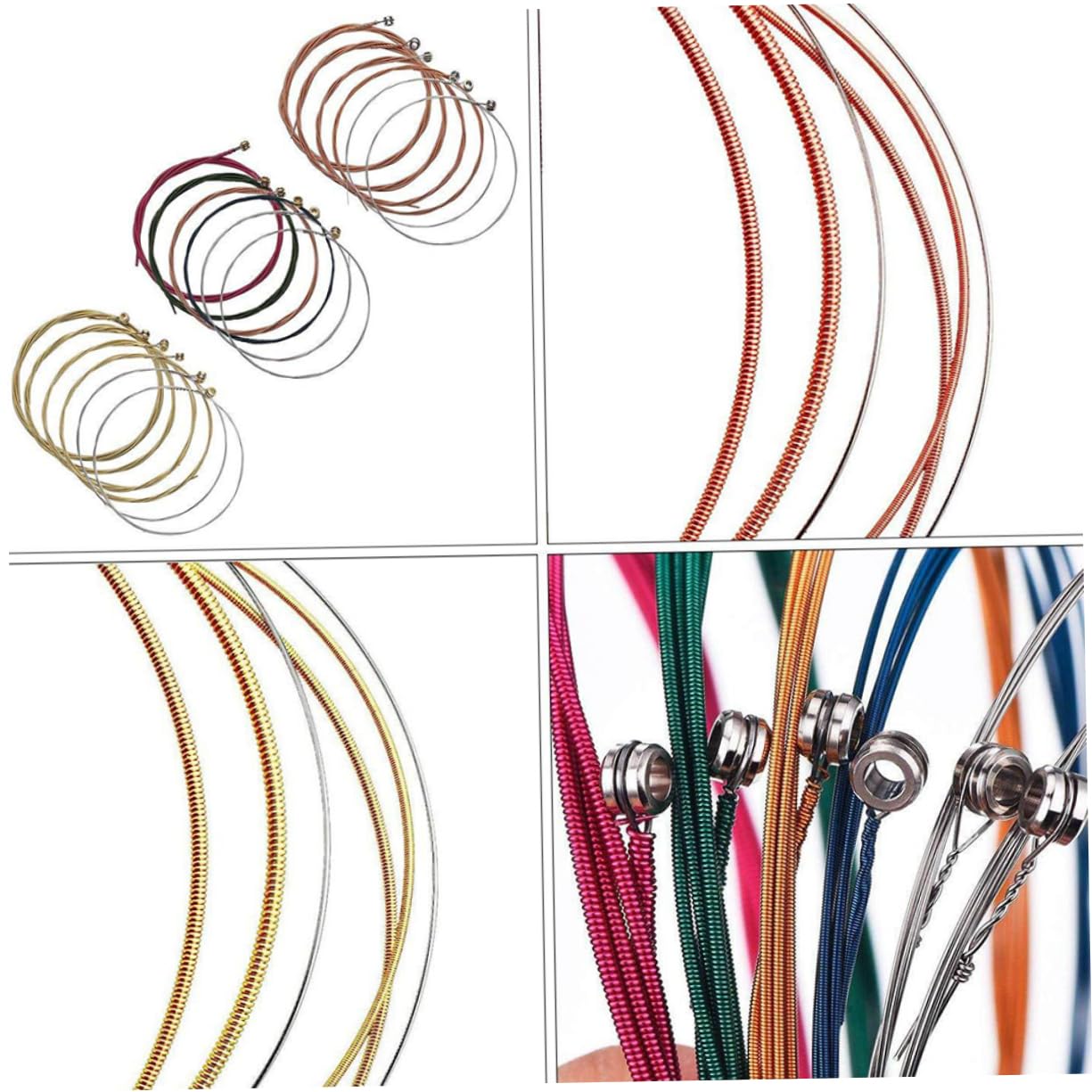 ifundom 3piezas Accesorios Para Guitarra Kit De Cambio De Cuerdas Capo Púas y Enrollador De Cuerda Herramientas Prácticas Para Guitarristas Color Negro