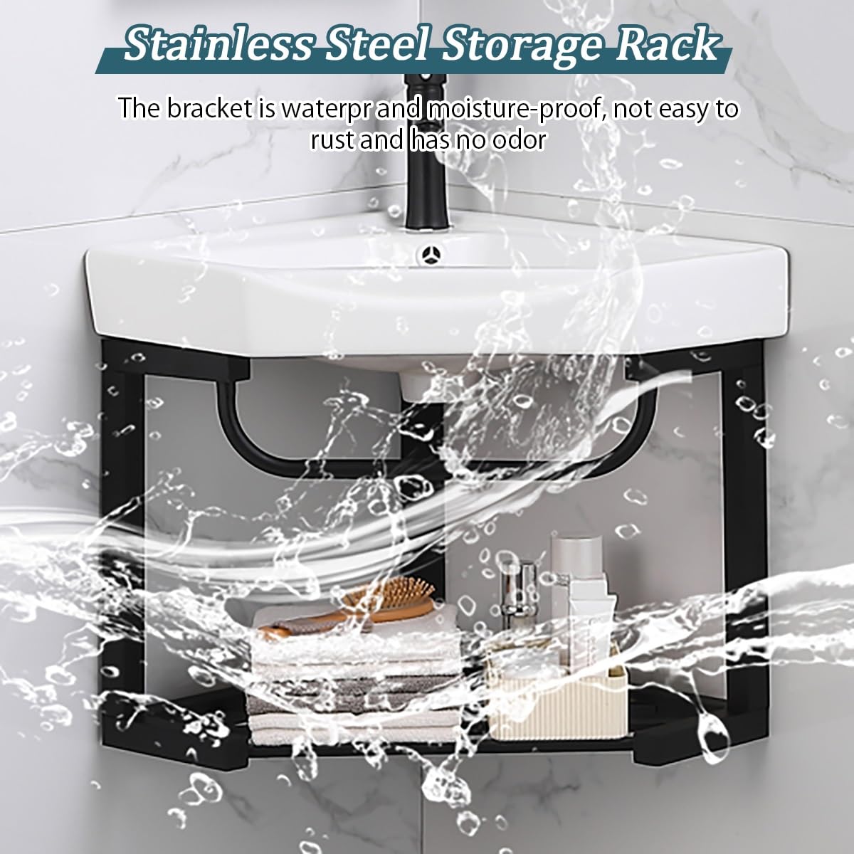 Lavabo Angolare Con Mobile,Lavandini Ad Angolo Piccolo Per Bagno,Lavabo Bagno Angolare Sospeso,Lavabo Bagno Angolare Sospeso In Ceramica Bianca Lucida,Sospeso O Appoggio Montaggio(15in/38cm)
