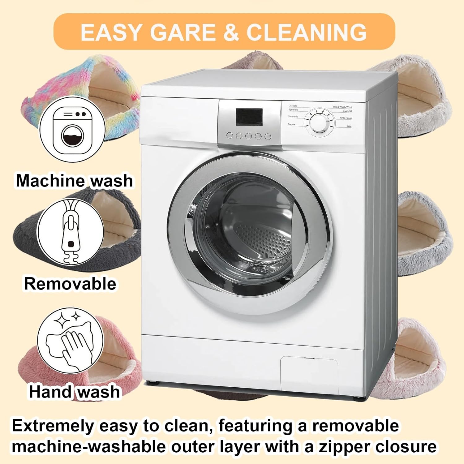 Calming Small Dog Bed Indoor Cat Bed, Cozy Cave Dog Bed, Enclosed, Cat Bed Cave, Large Cave Bed Removable Washable Cover Non-Slip Nest Windproof(Rainbow Colors,33")