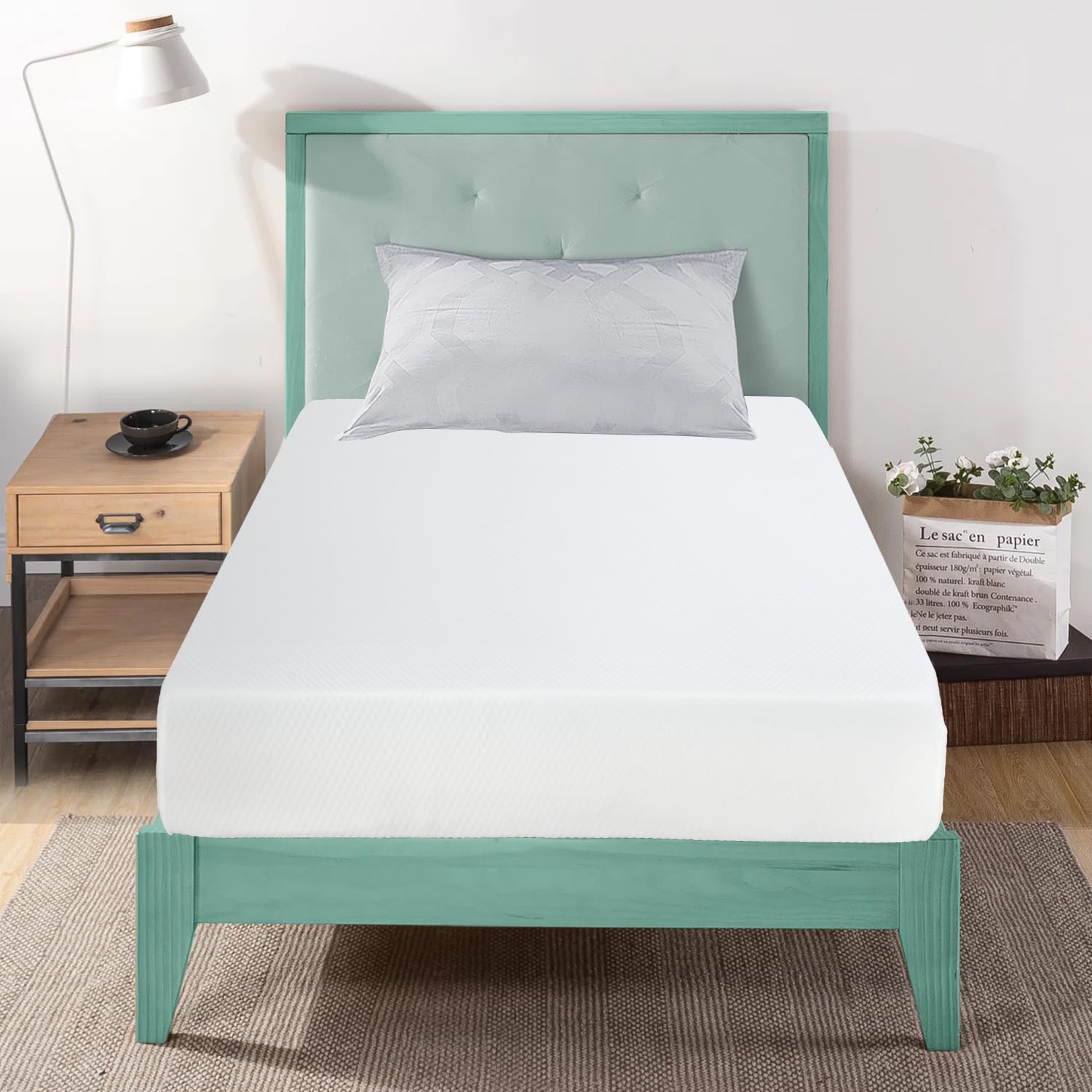 14 Inch Twin Mattress, Twin Bed Mattress with CertiPUR-US Certified ...