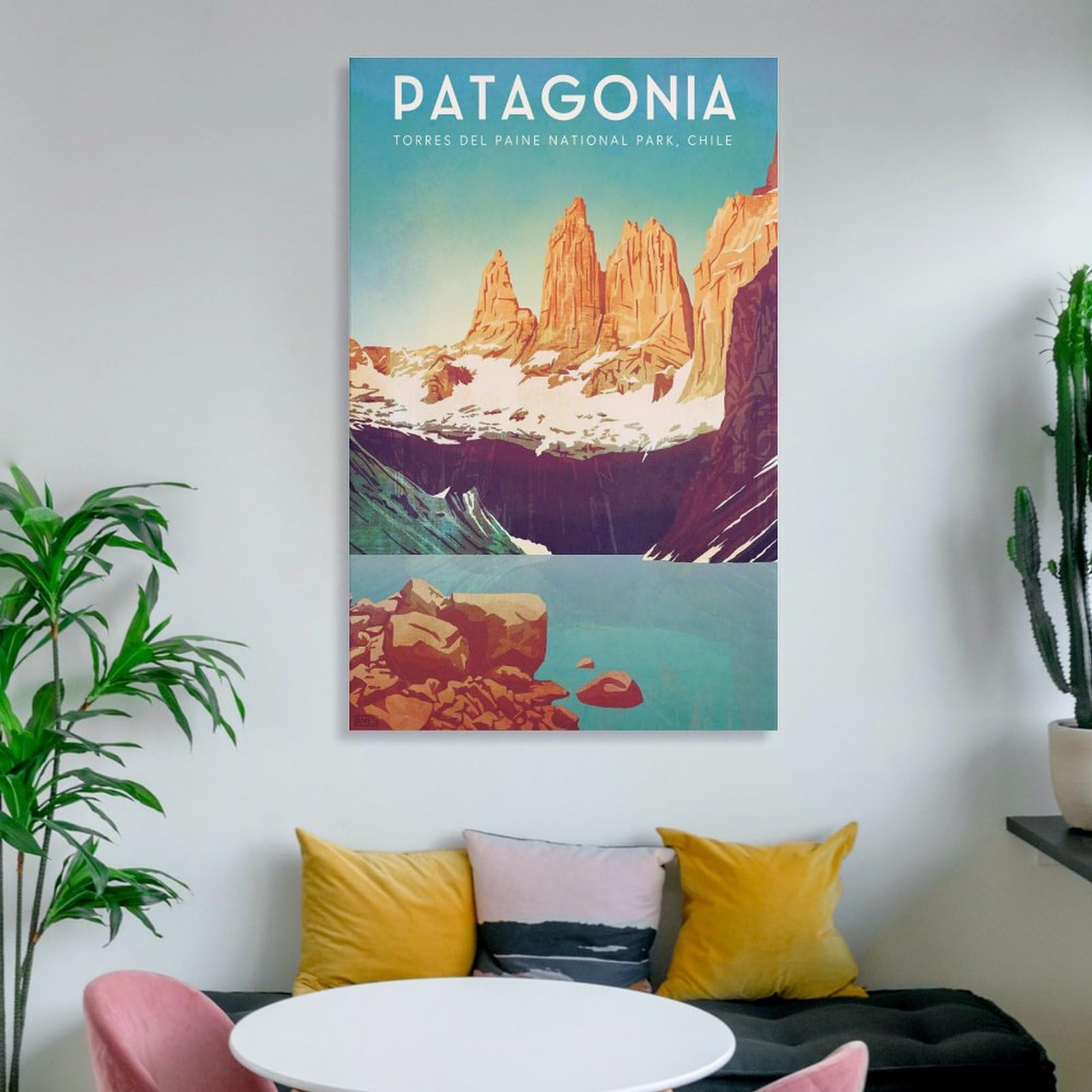 Amazon.co.jp: 世界旅行ポスター パタゴニア・チリ 絵画ポスター 印刷
