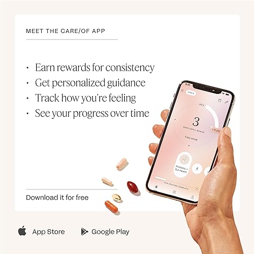 Miniatura 6 de Careof Suplemento probiótico + de salud intestinal para mujeres y hombres  Aplicación gratuita de seguimiento de bienestar  Apoyo digestivo para