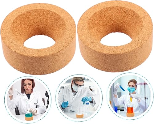 Miniatura 3 de Baluue Soporte para frasco, soporte para frasco, anillo de soporte de laboratorio, soporte de anillo de frasco experimental, soporte de base de