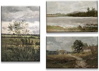 Dizfen 3-Piece Vintage Landscape