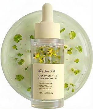 Centella Serum with 494,700 ppm Centella Asiatica, Unscented Soothing Ampoule for Acne-Prone & Sensitive Skin, Acne & Redness Relief, Hyaluron/Niacinamide, Korean Skincare, 30ml/1.01 fl oz