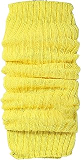 Calentadores cálidos para mujer, color sólido, calcetines de fiesta, calcetines de muslo, calentadores de piernas de punto neón para hombre