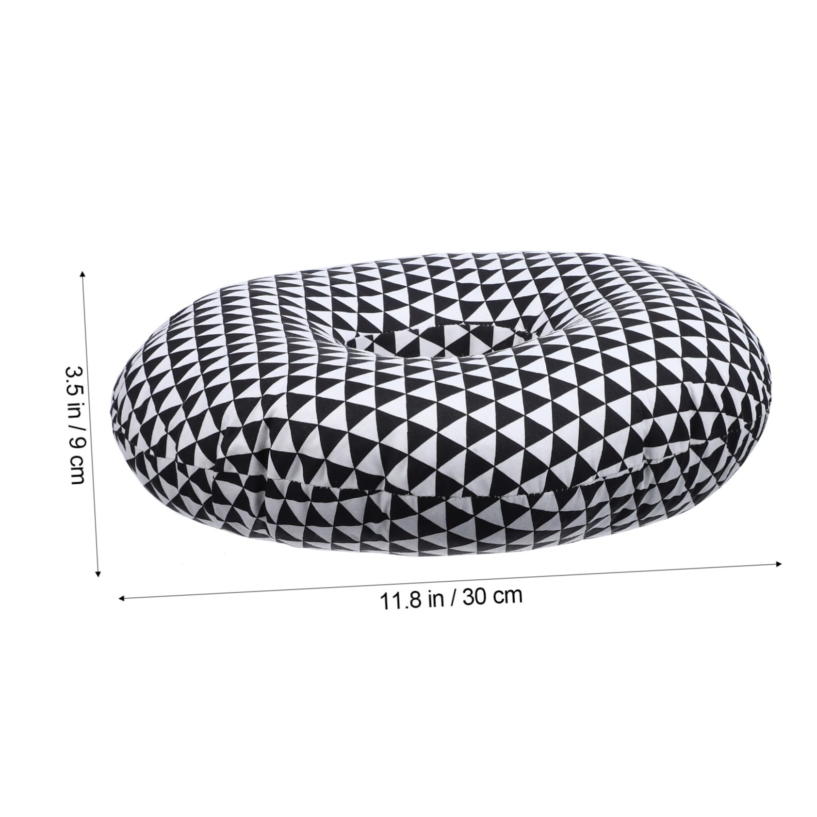 Happyyami Donut Pillow for Ear Piercing Cotton Pillow for Ears Sleep Pillow Hole for Ears Side Sleeping Neck Support Pillow