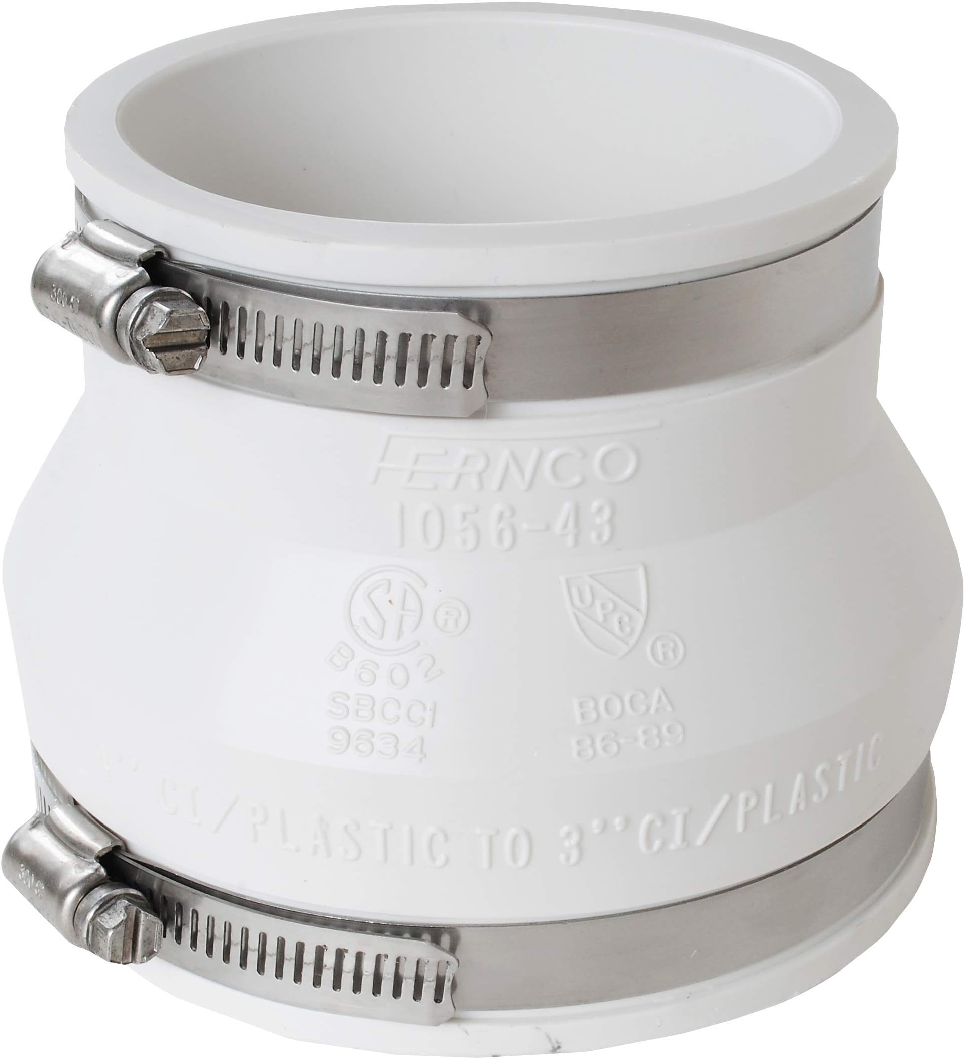 HomeAire Flexible Coupling - 3.0" x 4.0" - White