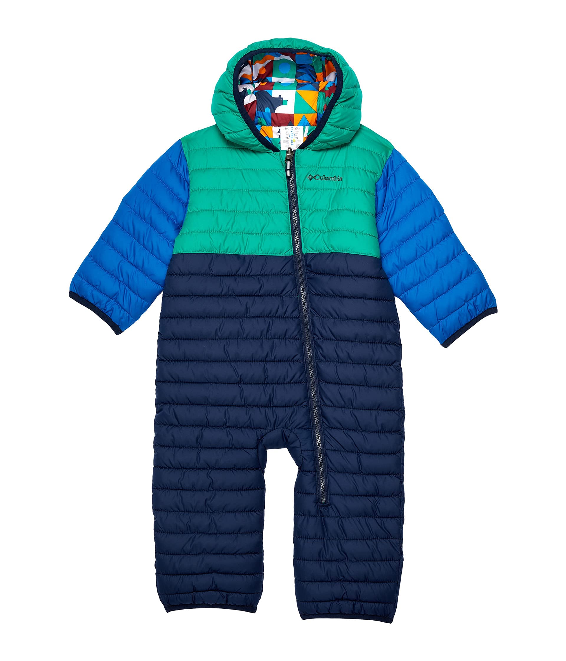 Columbia Infant Powder Lite Reversible Bunting, Water repellent Sleeper