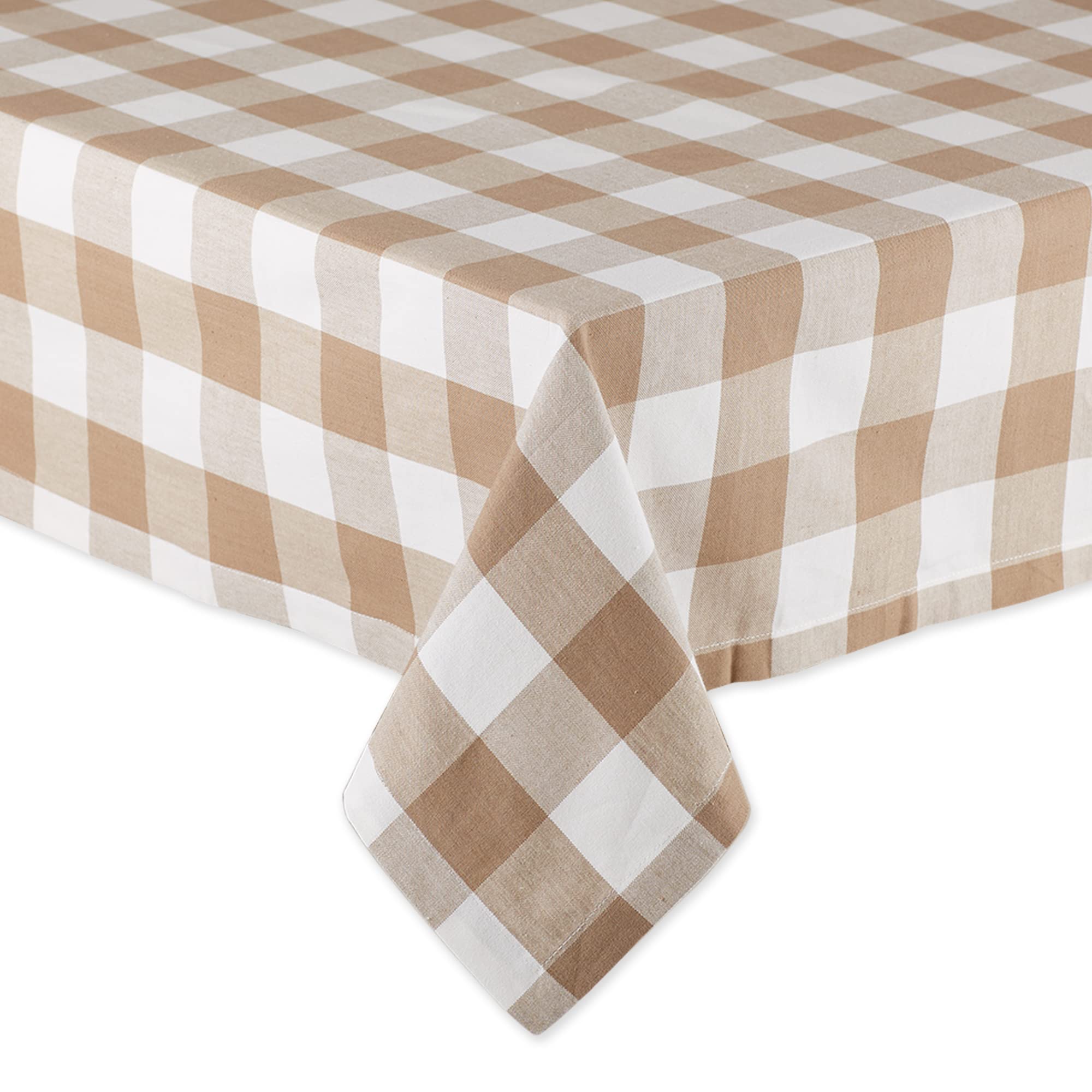 DII Classic Tabletop, Cotton, Stone, Tablecloth, 60x120, 120 x 60 inch (Rectangular) - Image 2
