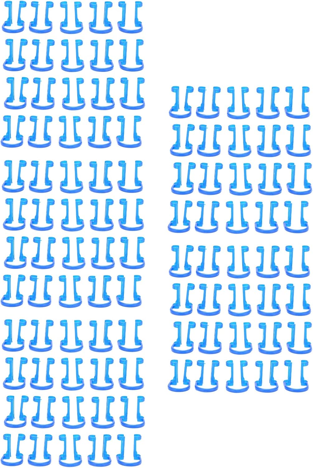 Dioche 100Pcs Cotton Roll Holder Clip Mouth Supplies Denture Tool Mini Fashion Compact Comfortable Home DIY Thanksgiving Christmas Elderly