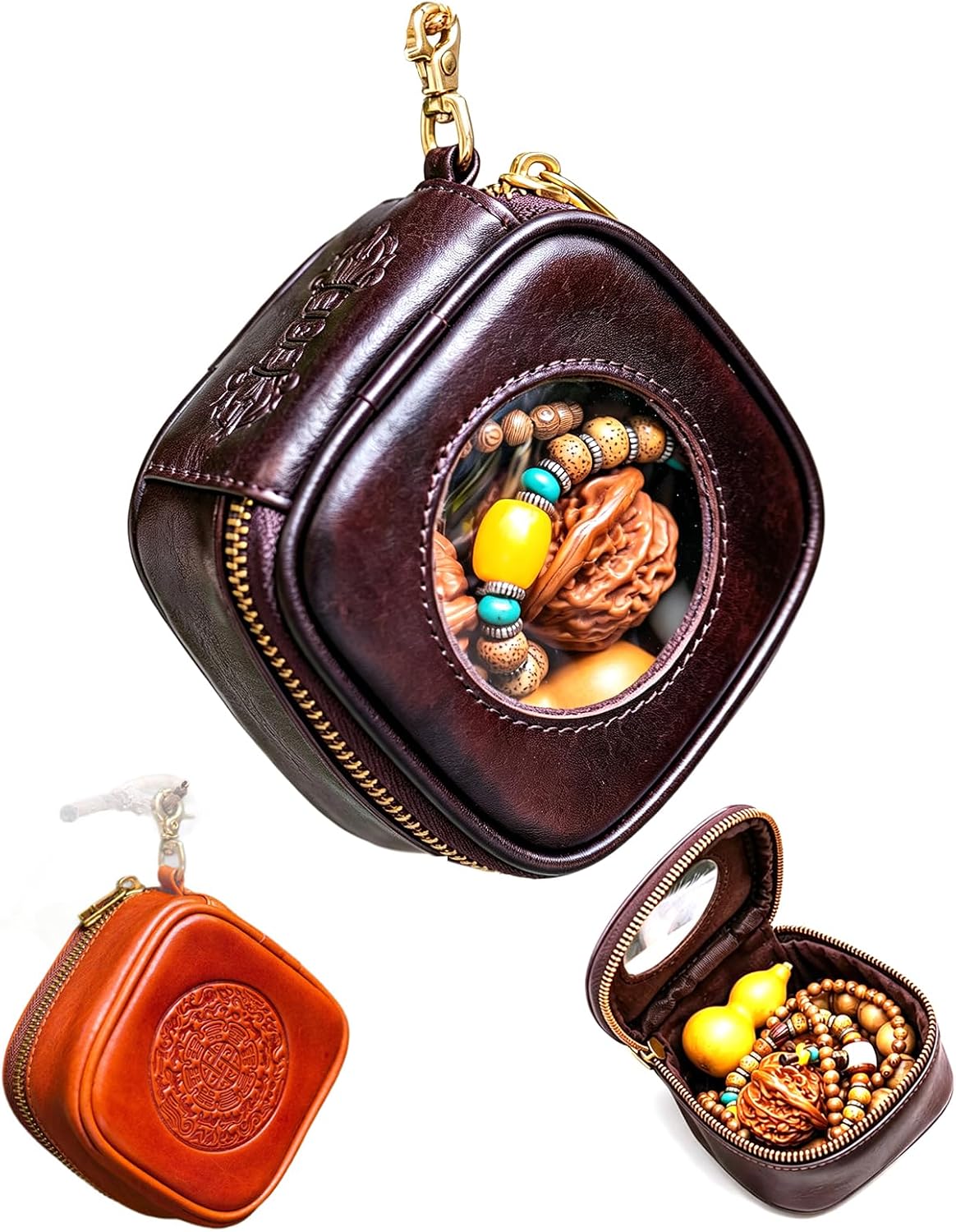 Jewelry Organizer Pouch Portable Coin Purse Bracelet Storage Bag