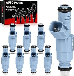High Performance Fuel Injectors For:-Dodge Durango Dakota 2001-2007 4.7L, For:-Jeep Grand Cherokee Commander For:-Mitsubishi Raider For:-Chrysler Aspen, Replace OE# 0280155849 (8Pcs)