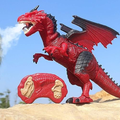 Vista 28 de Liberty Imports Dino Planet - Juguete de dinosaurio a pilas con ojos iluminados y sonidos (terodáctilo)