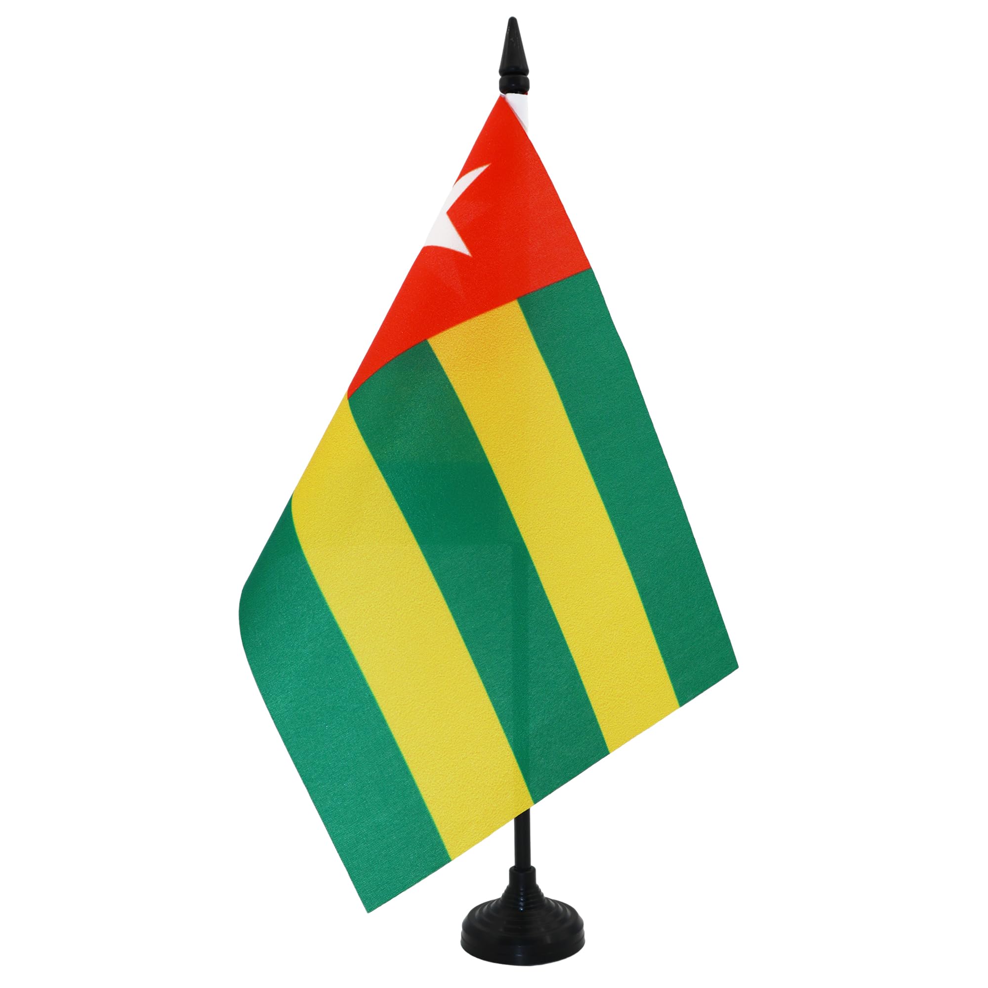 AZ FLAG Togo Table Flag 6x8 in 100D Polyester Plastic Base