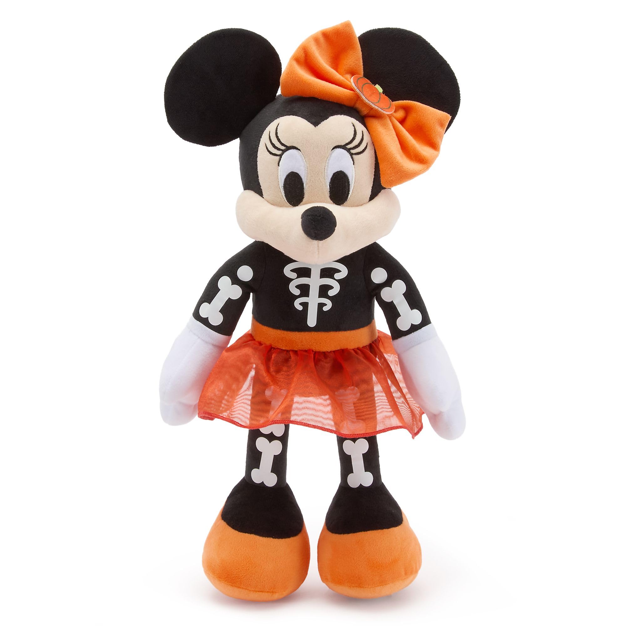 Disney Store Official Minnie Halloween Skeleton Soft Toy Plush 36 cm