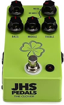 Amazon.com: JHS The Clover Preamp Pedal with Patch Cables