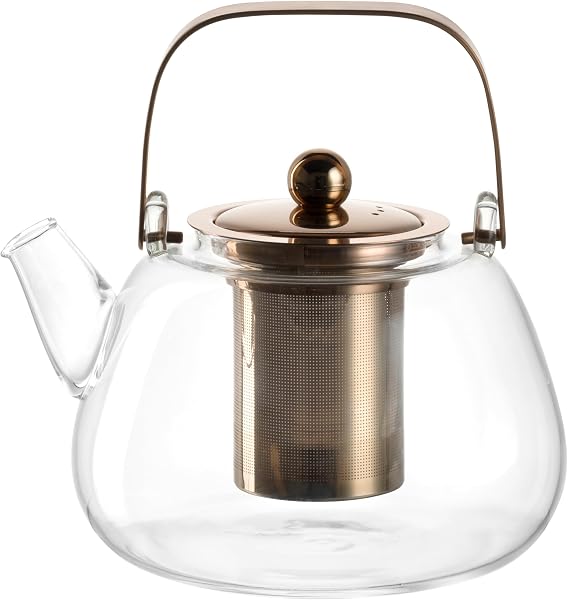 Leonardo 077383 Glazen Theepot met Zeef