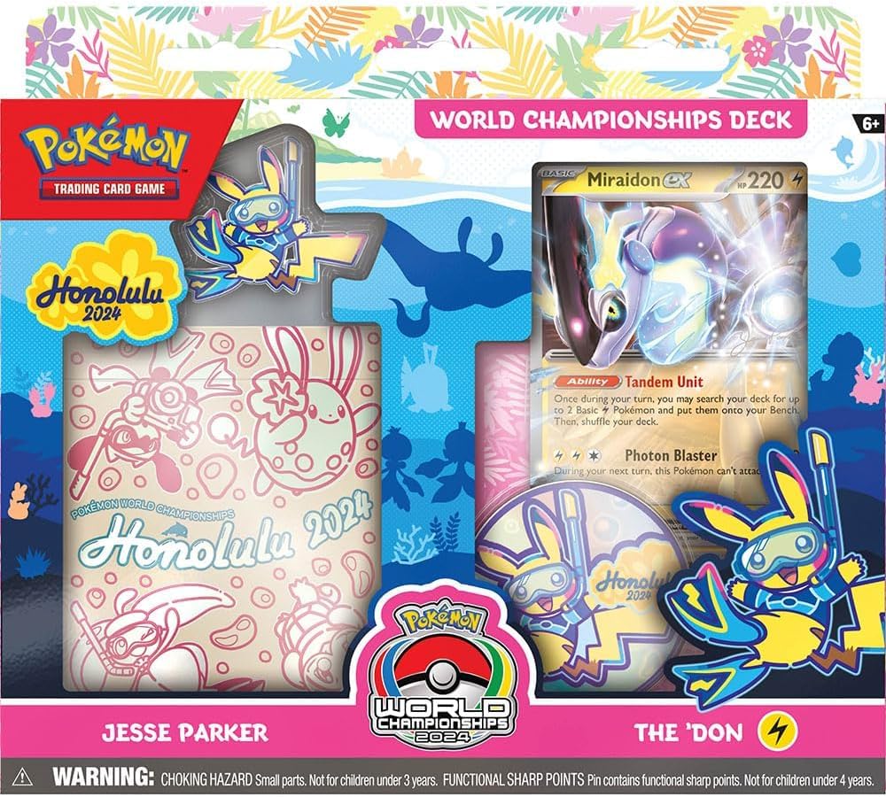 Amazon.com: 2024 Pokémon TCG World Championships Deck (One Random Deck) :  Toys & Games