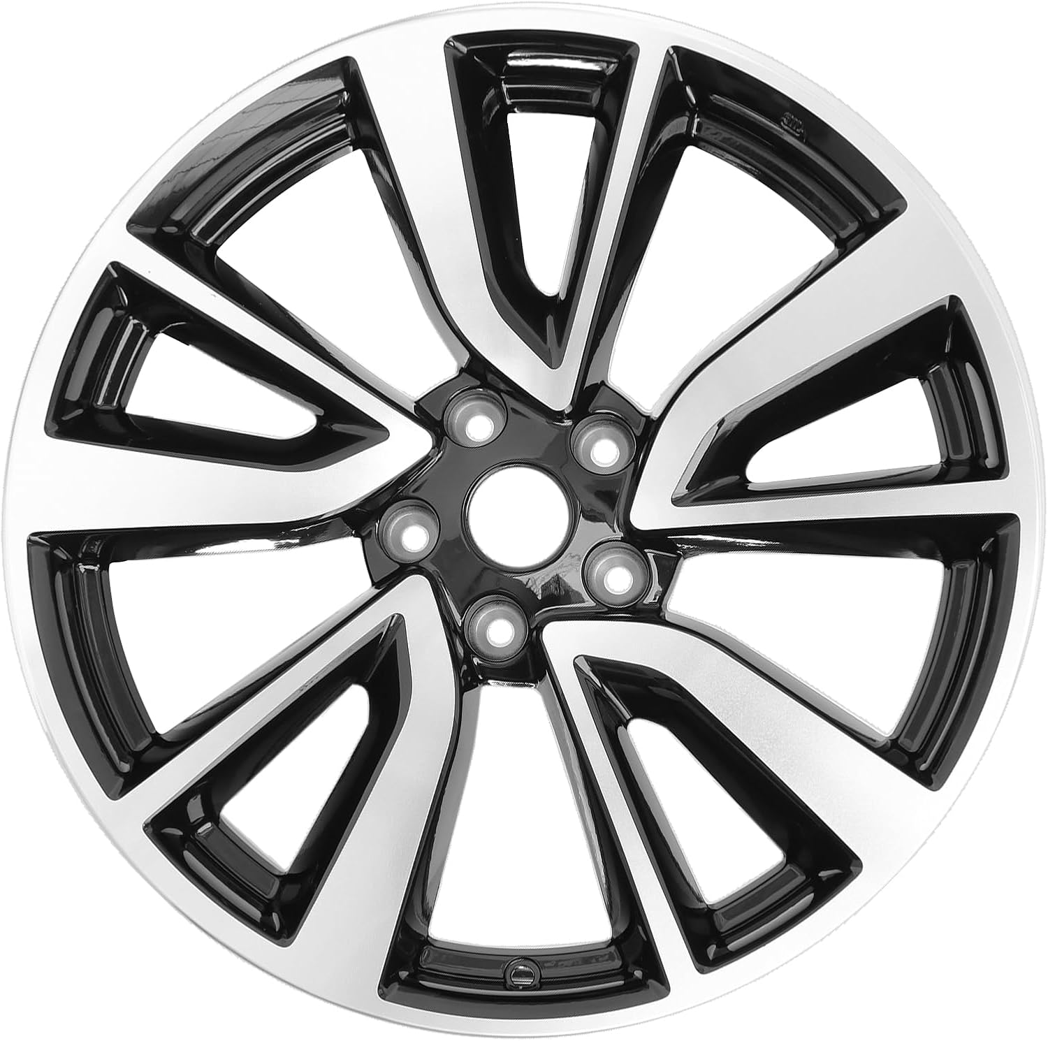 19x7 19 Inch Premium Aluminum Alloy Wheel Rim Fits for Nissan Rogue 2017 2018 2019 2020, ALY62748U45N, Direct Fit OE Stock Specs