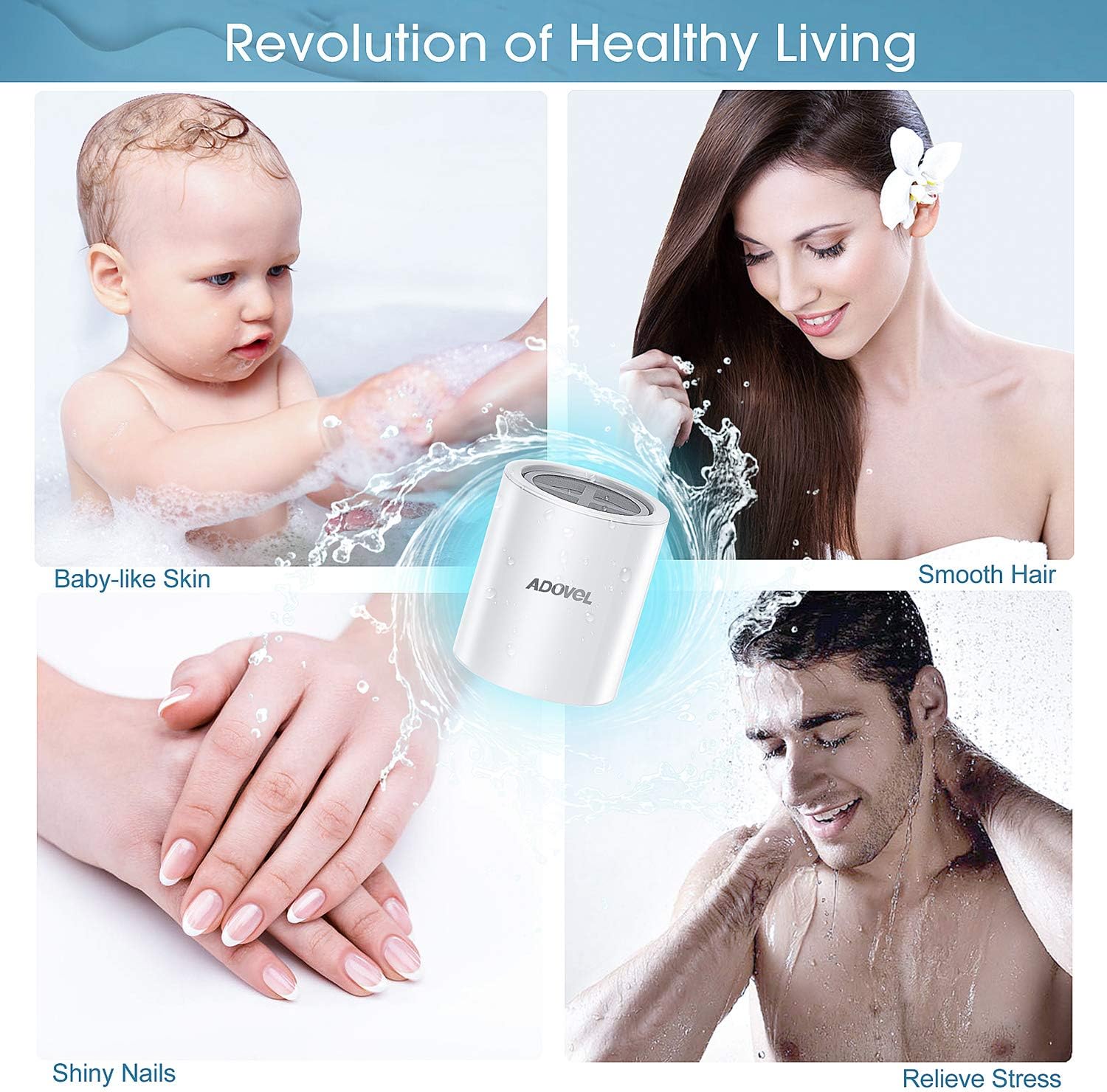 Universal Shower Replacement Cartrid, 15 sta, High