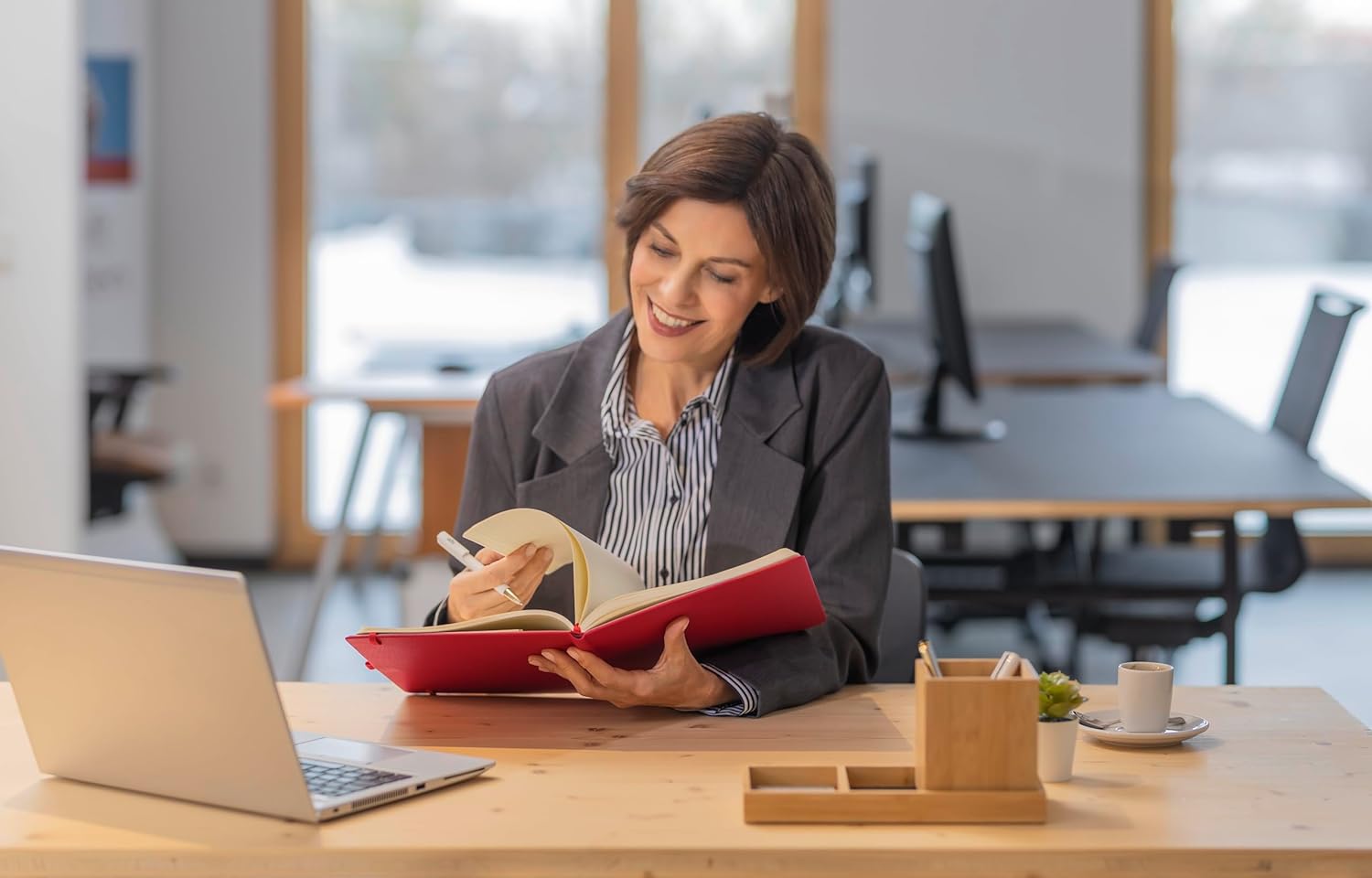 Sigel CO326, CONCEPTUM Notebook, approx. A5 (5.3. x 8.3 in.), squared, softcover, midnight blue, with numerous feautures