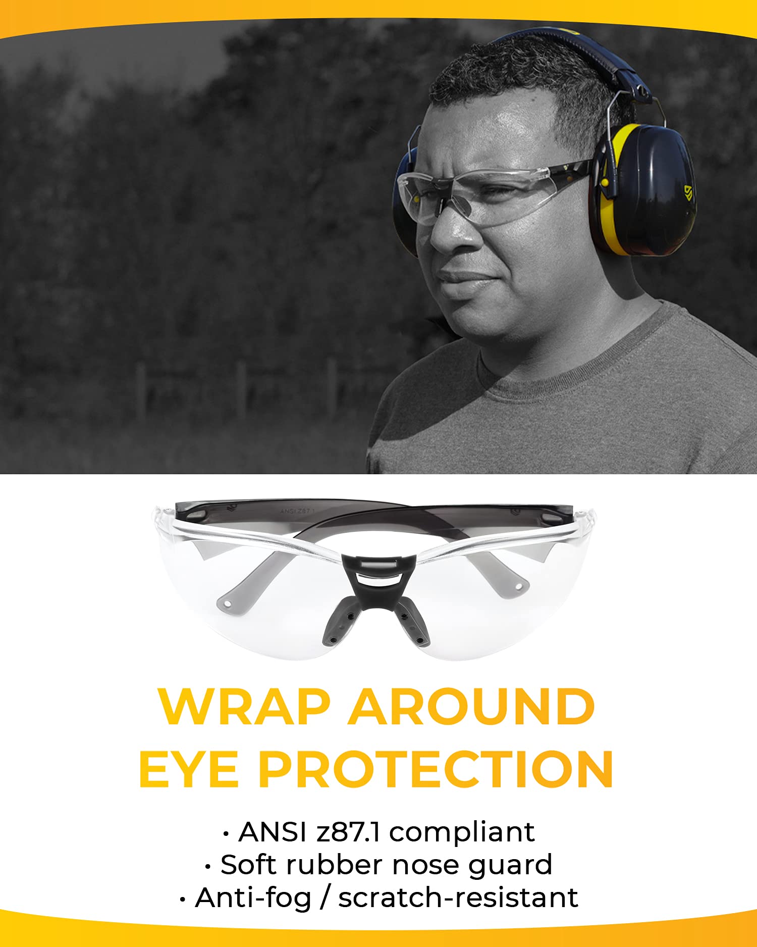 TRADESMART Shooting Ear Protection, Hearing Protection for Gun Range