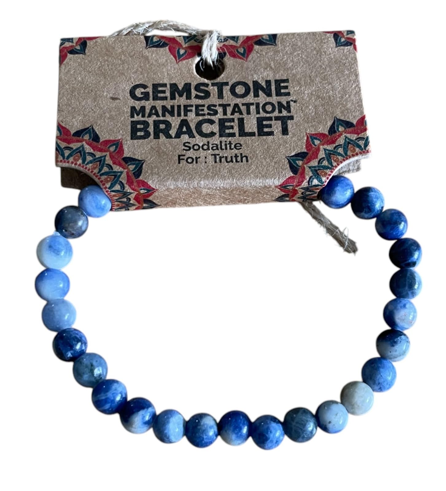 Ancient Wisdom Gemstone Bracelets - 12 Unique Designs for Positive Energy & Healing | Genuine Crystal Stone Bracelets for Manifesting a Good Life (Sodalite - Truth)