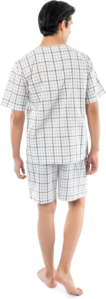 Pijama De Manga Corta Azul Marino + Rojo Eminence | La Redoute
