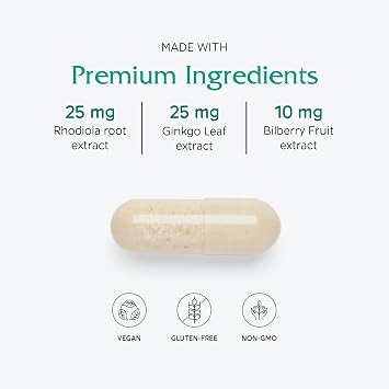 Vitanica Senior Symmetry, Multivitamin for 65 Years+, Vegan, 180 Capsules