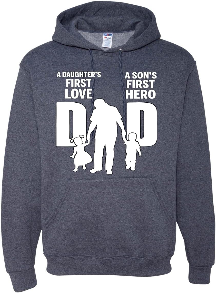 Wild Bobby Dad Daughters First Love Sons First Hero Father's Day Unisex Graphic Hoodie Sweatshirt