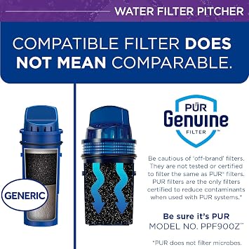 PUR Large Filtered Water Dispenser, 30 Cup Includes 1 PUR Water Pitcher Filter