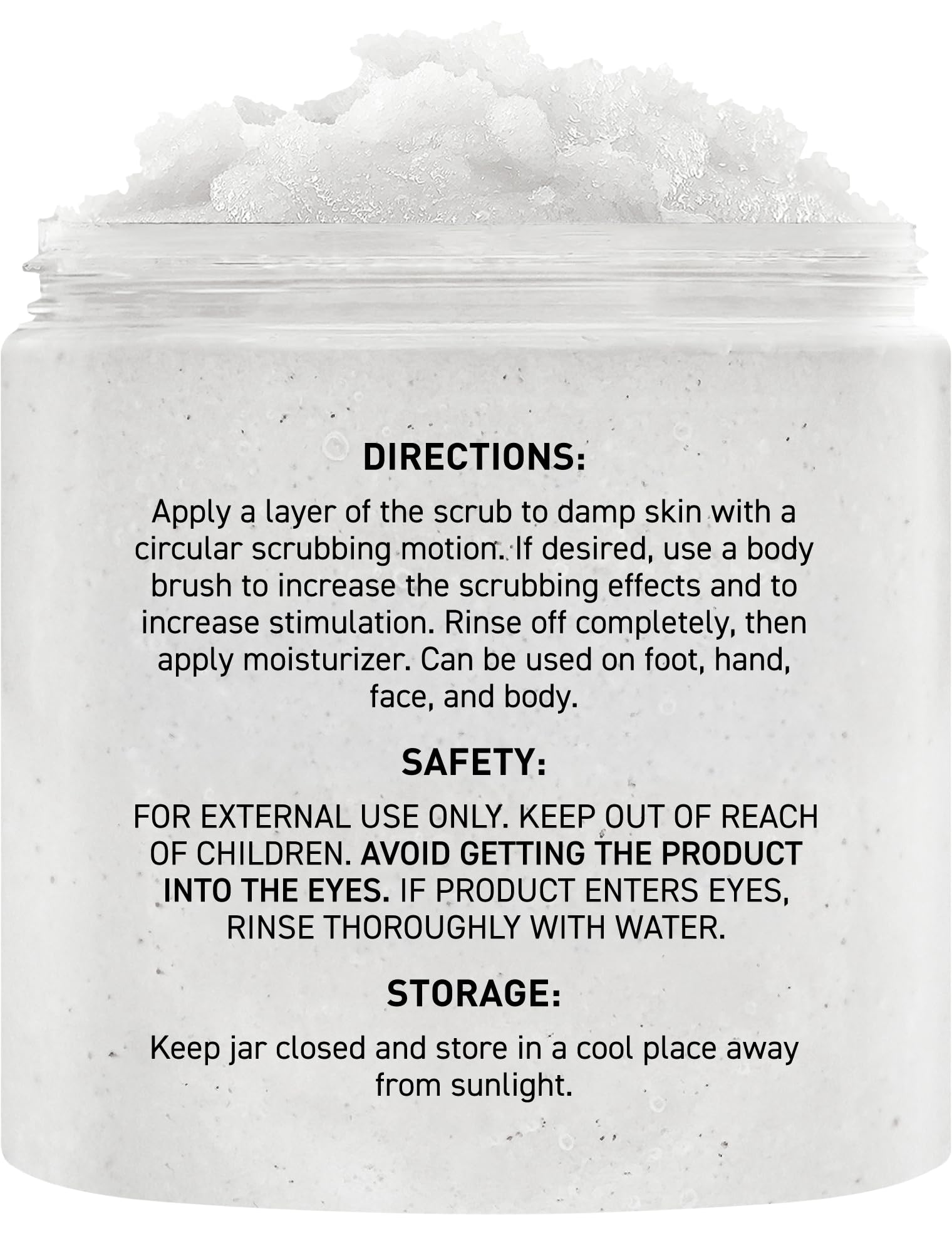 Exfoliante corporal de leche de coco de 10 oz, fabricado con sal marina muerta y aceites esenciales, anticelulitis, marcas elásticas y venas varicosas. Brooklyn Botany