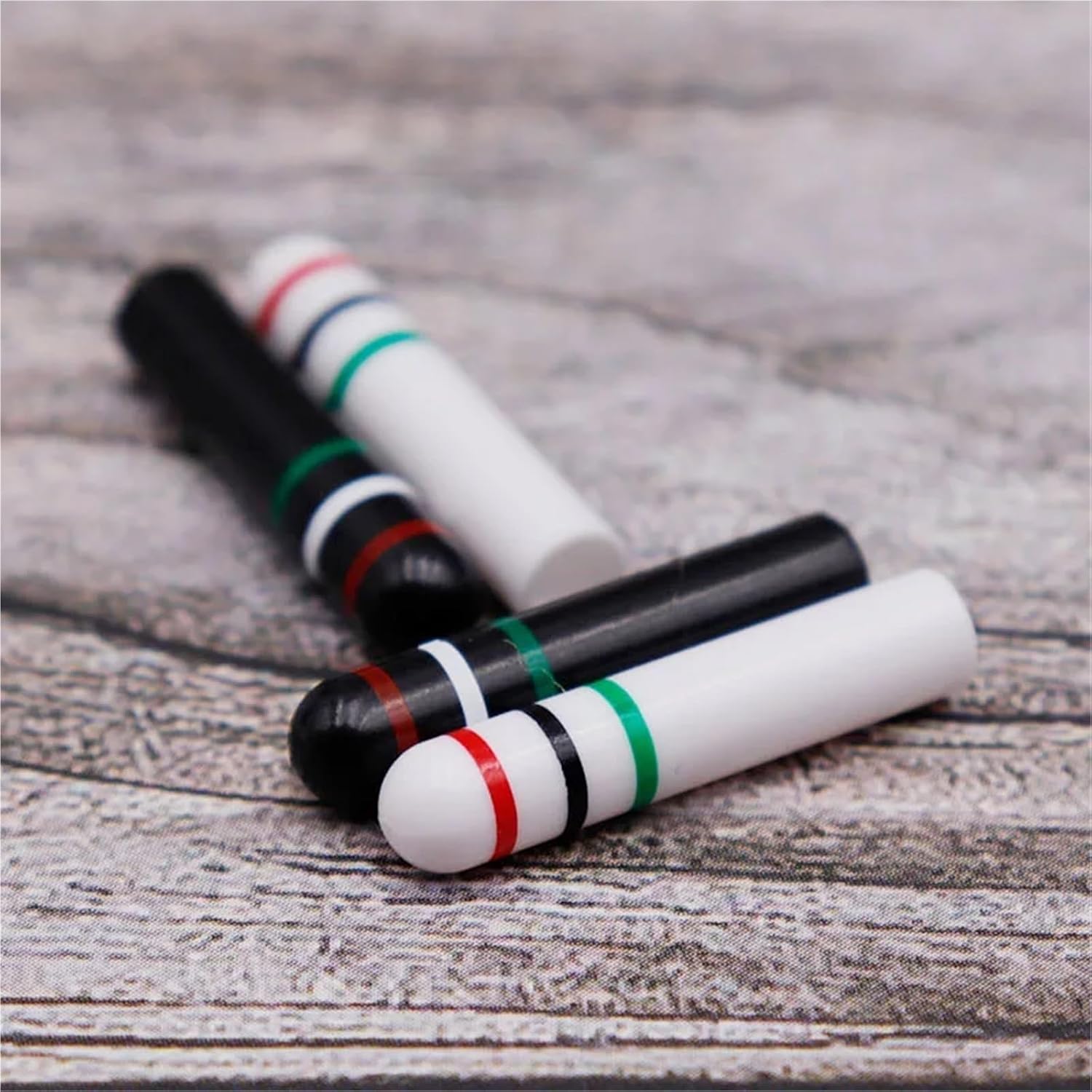 Cord End Caps 16pcs Plastic Heads 22 * 5MM Black White Sporting Rope Aglets Boot Canvas Runner Safety Lace Tips(3593 Black)
