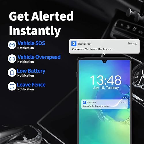 Miniatura 18 de Rastreador GPS para vehículos, sin tarifa mensual, sin suscripción, seguimiento en tiempo real, SIM 4G y datos incluidos, historial de viaje