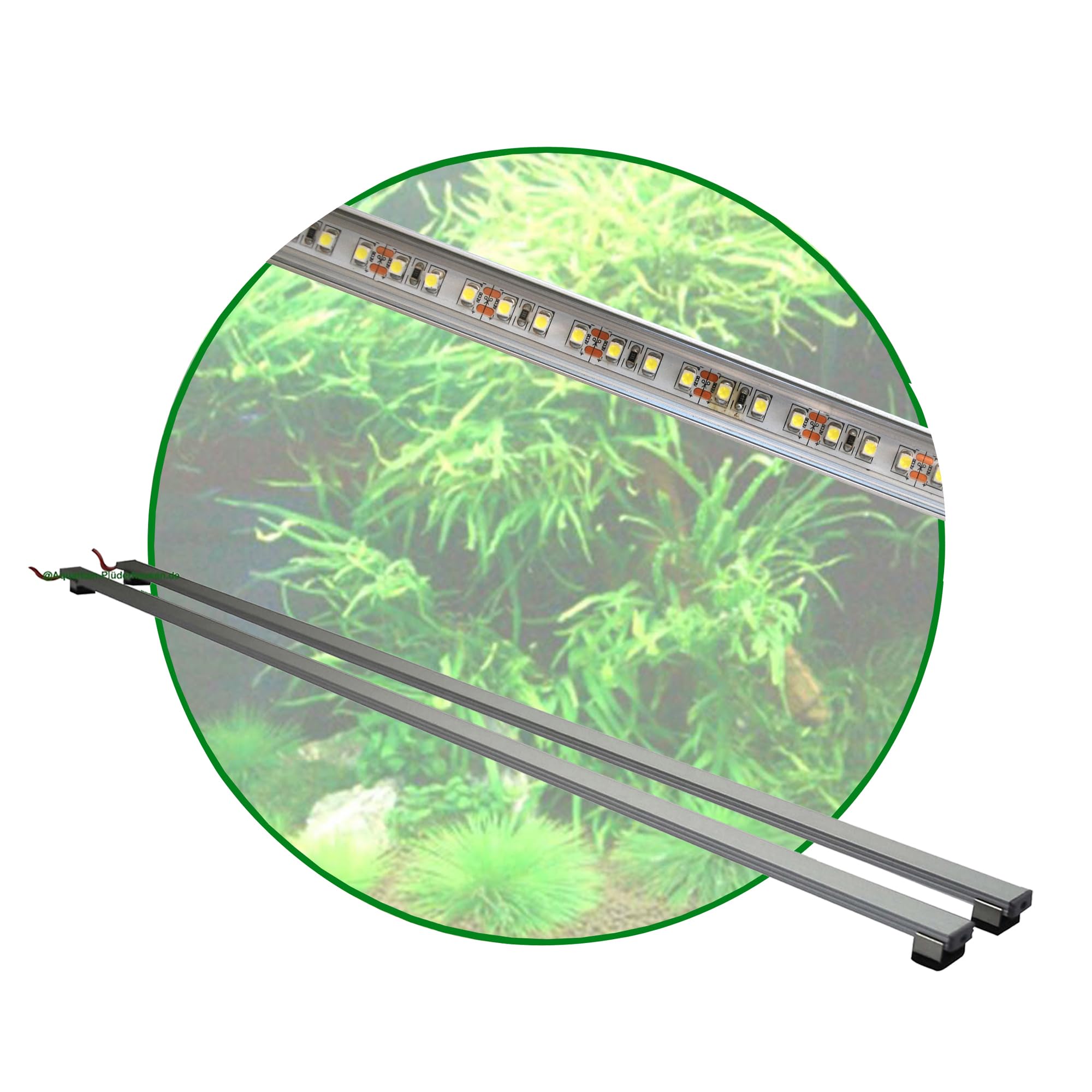 Aquarium LED Beleuchtung 2x 160 cm für Gesellschafts- und Planzenaquarium