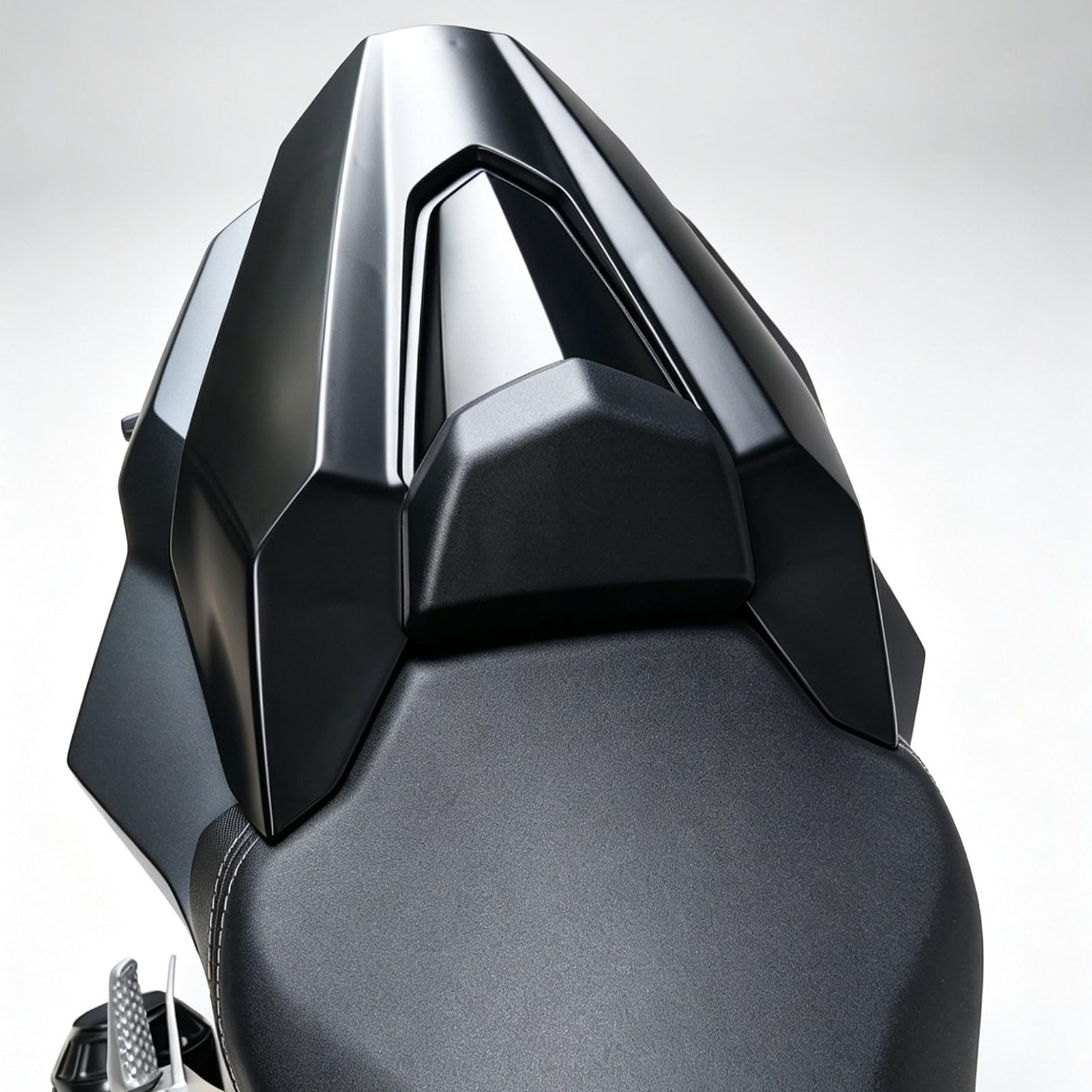 Capot de Couverture de siège de Passager arrière Compatible with CB650R CB650R CB 650R CB 650R 2019 2020 CB 650 R CB 650 R Zubehör (Noir Mat) | Sit Cover Siège passager arrière CBR 650R 2019 2020 CBR650R Accessoires de modification