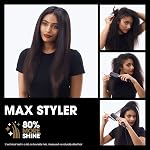 ghd Max Styler ― 2" Flat Iron Hair Straightener, Professional Wide Ceramic Plates Hair Styling Tool for Long, Thick, and Curly Hair ― Black