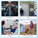 Pee Bottles for Men, Adjustable Emergency Urinal 750ml, Car Pee Bottle for Men and Women, Portable Toilet for Car, Shrinkable Personal Mobile Toilet,Urine Bottle, Travelling, Traffic Jams & Hiking gallery image