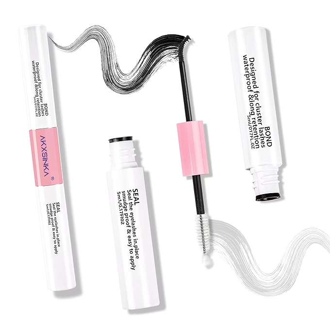 AKXSINKA睫毛粘合剂与密封剂，强效持久水防睫毛胶