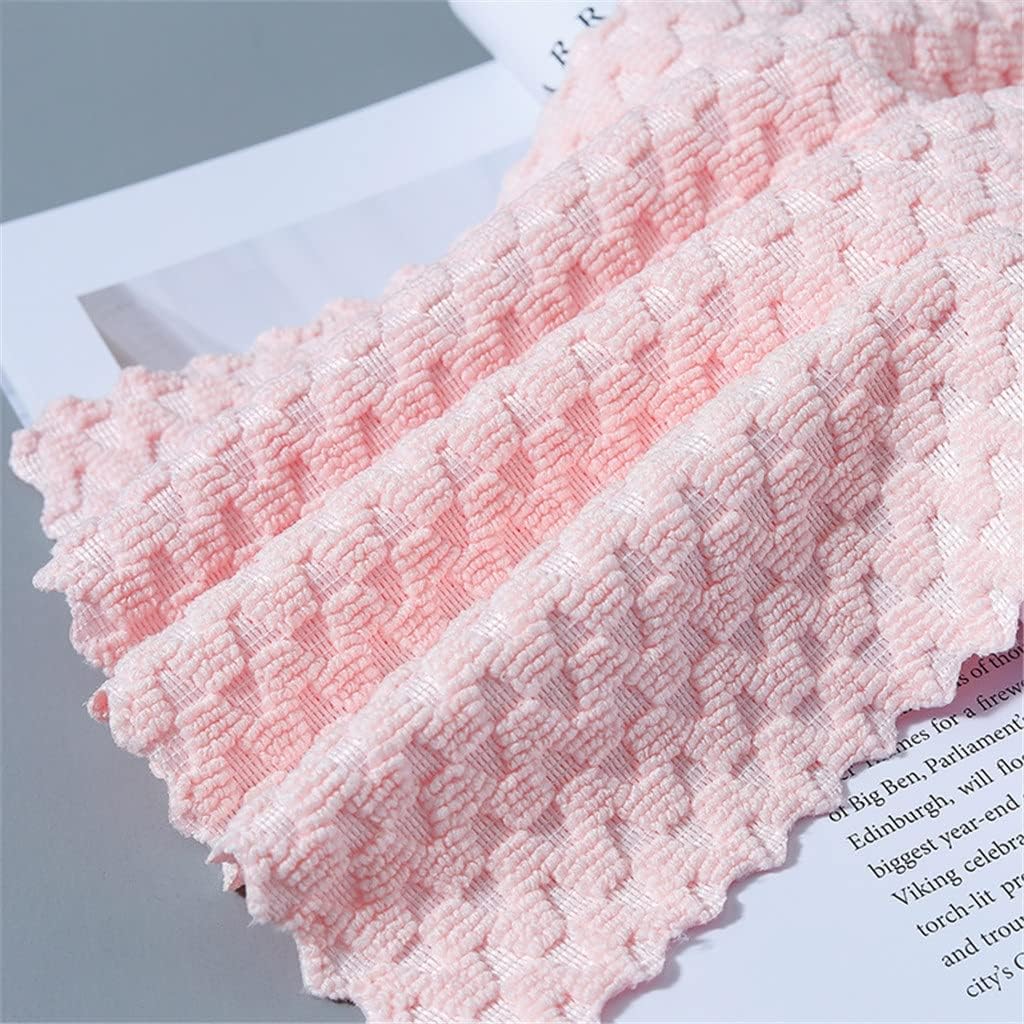 Superfine Fiber Rag Cleaning Cloth Glass Table Water Absorption Oil-Free Dishwashing Kitchen Use Thickened