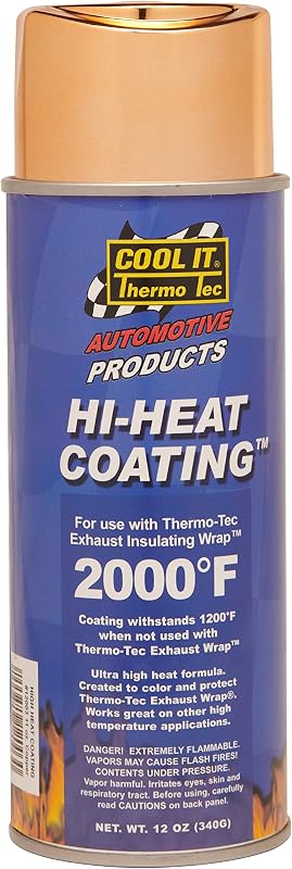 Revestimento de alta temperatura cobre Thermo-Tec 12003 para manta de escapamento