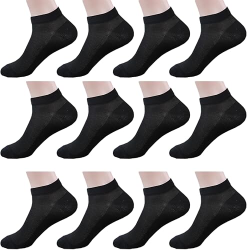 October Elf Calcetines de vestir de algodón finos hasta el tobillo para hombre - Calcetines deportivos cortos